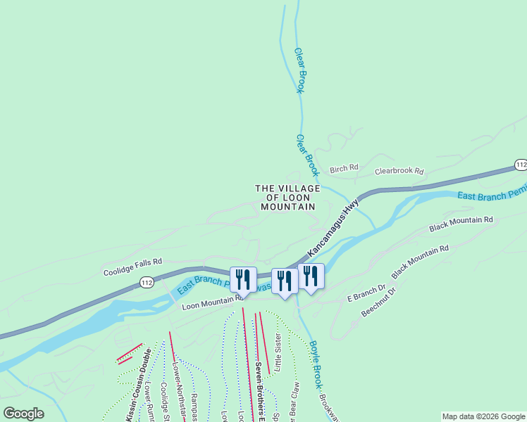 map of restaurants, bars, coffee shops, grocery stores, and more near 13 Whaleback Road in Lincoln