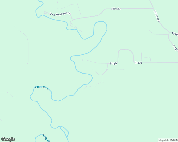 map of restaurants, bars, coffee shops, grocery stores, and more near 57317 178th Lane in Good Thunder