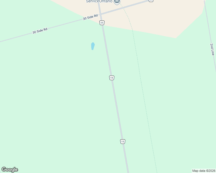 map of restaurants, bars, coffee shops, grocery stores, and more near 475532 County Road 11 in Amaranth