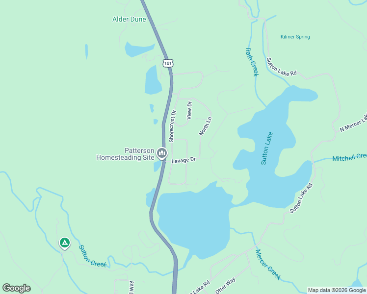 map of restaurants, bars, coffee shops, grocery stores, and more near 89297 Sutton Lake Drive in Florence