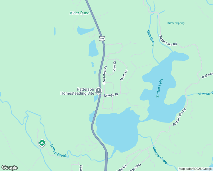 map of restaurants, bars, coffee shops, grocery stores, and more near 89301 Shorecrest Drive in Florence