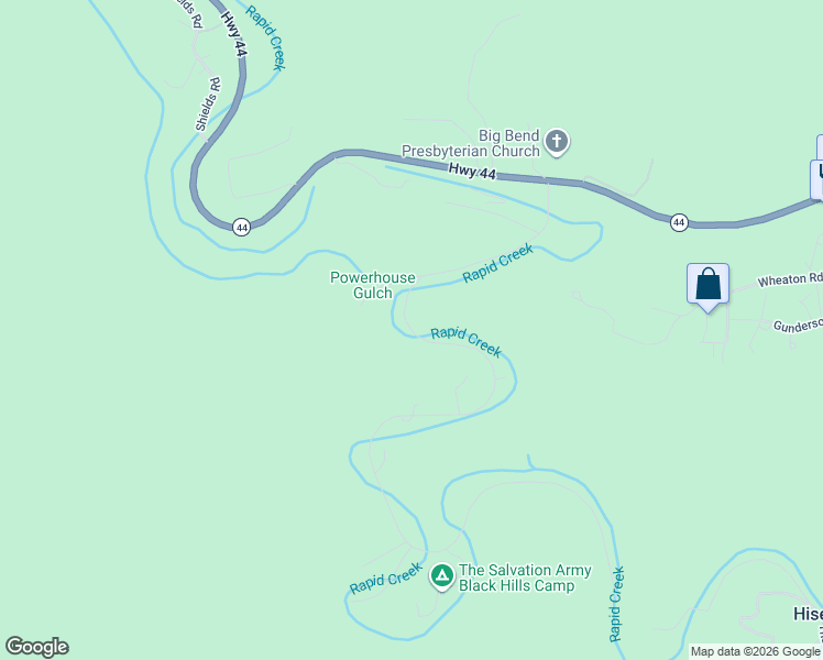 map of restaurants, bars, coffee shops, grocery stores, and more near 23046 Thunderhead Falls Road in Rapid City
