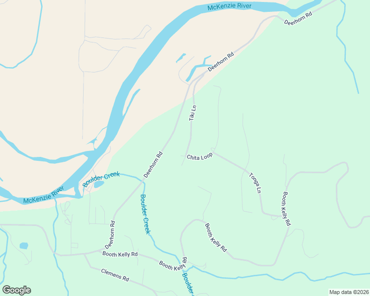 map of restaurants, bars, coffee shops, grocery stores, and more near 88034 Chita Loop in Springfield