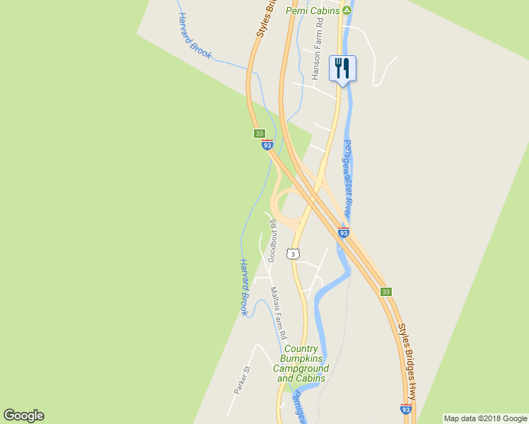 map of restaurants, bars, coffee shops, grocery stores, and more near 46 Goodbout Road in Lincoln