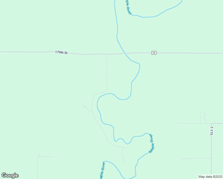 map of restaurants, bars, coffee shops, grocery stores, and more near 17815 563rd Lane in Good Thunder