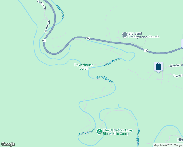 map of restaurants, bars, coffee shops, grocery stores, and more near 23046 Thunderhead Falls Road in Rapid City