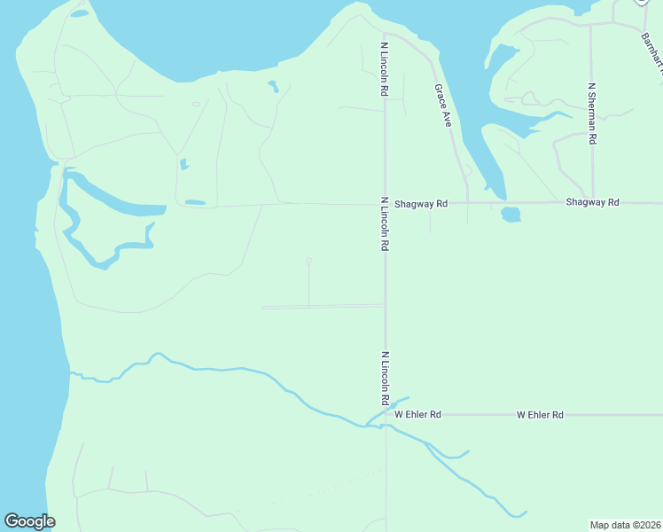 map of restaurants, bars, coffee shops, grocery stores, and more near 5819 North Lincoln Road in Ludington