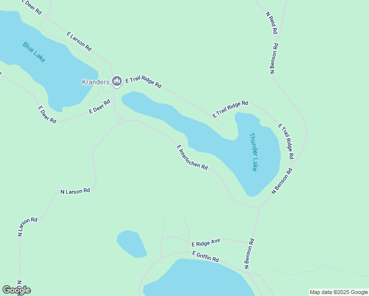 map of restaurants, bars, coffee shops, grocery stores, and more near 6118 East Interlochen Road in Fountain