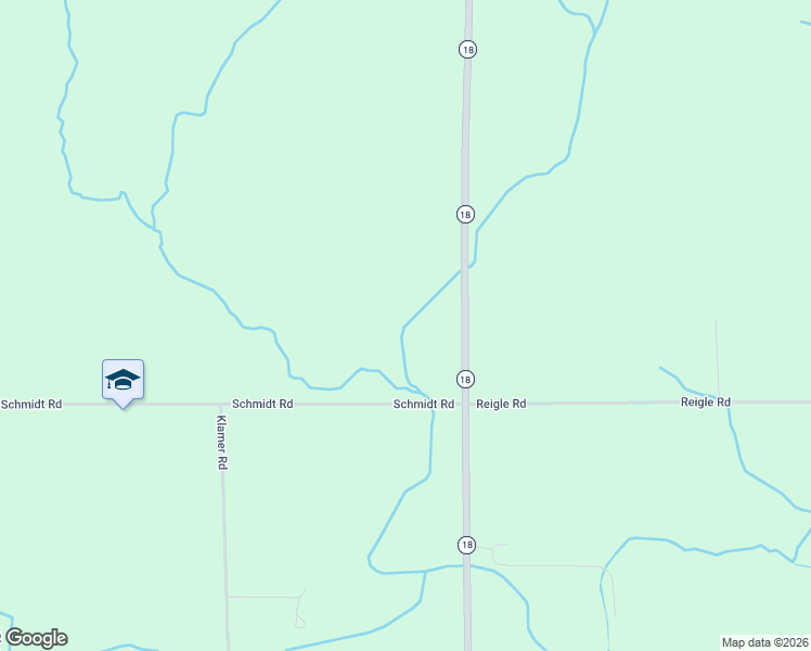 map of restaurants, bars, coffee shops, grocery stores, and more near 3001-3121 Highway 18 in Gladwin