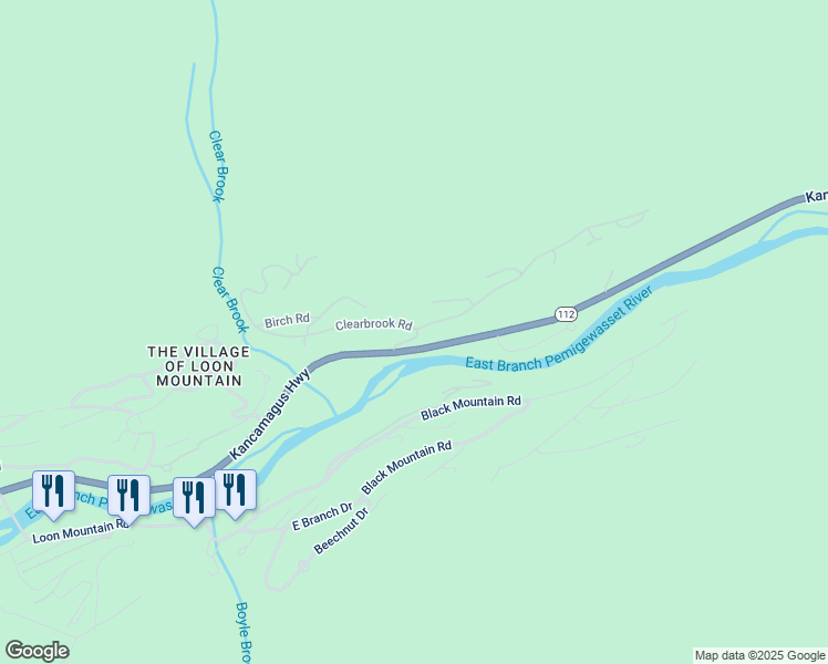 map of restaurants, bars, coffee shops, grocery stores, and more near 89 Clearbrook Road in Lincoln