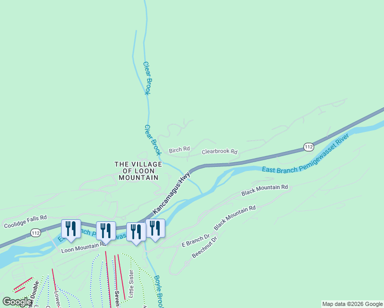 map of restaurants, bars, coffee shops, grocery stores, and more near 34 Ravine Lane in Lincoln