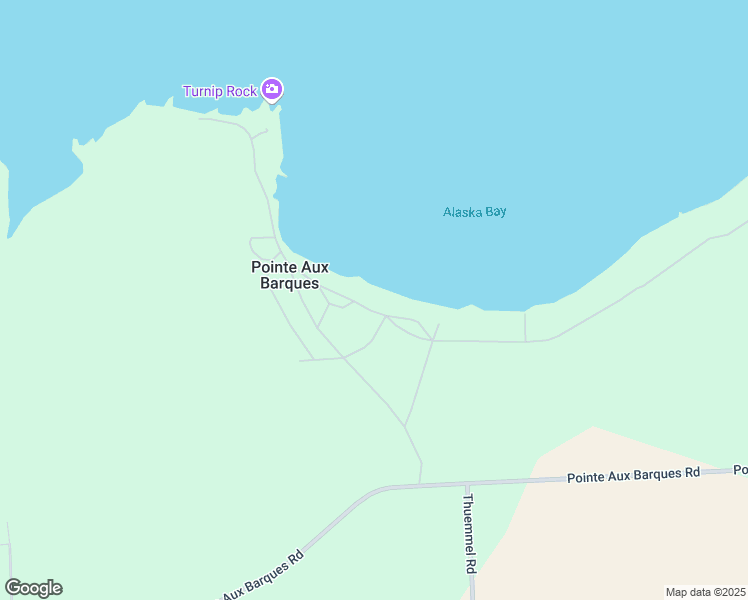 map of restaurants, bars, coffee shops, grocery stores, and more near 9193 Glendale Road in Port Austin