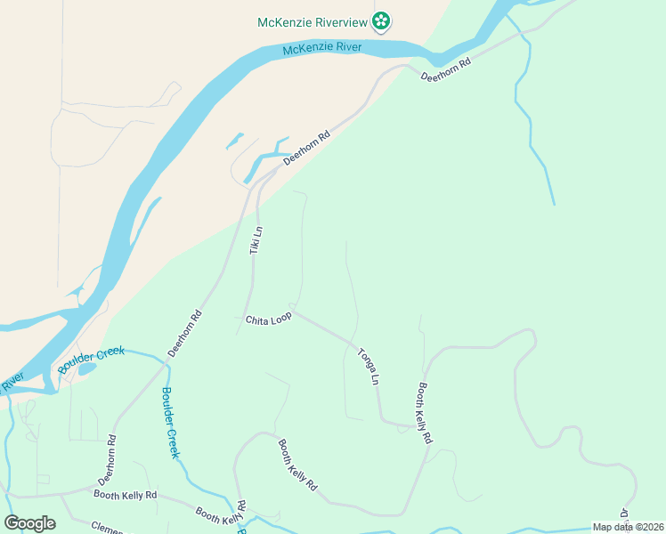 map of restaurants, bars, coffee shops, grocery stores, and more near 88142 Keola Lane in Springfield