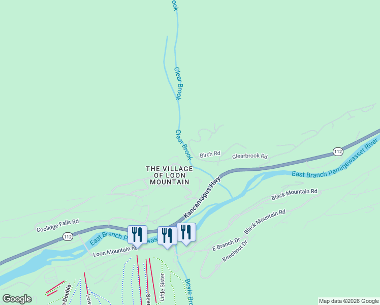 map of restaurants, bars, coffee shops, grocery stores, and more near 89 Clearbrook Road in Lincoln