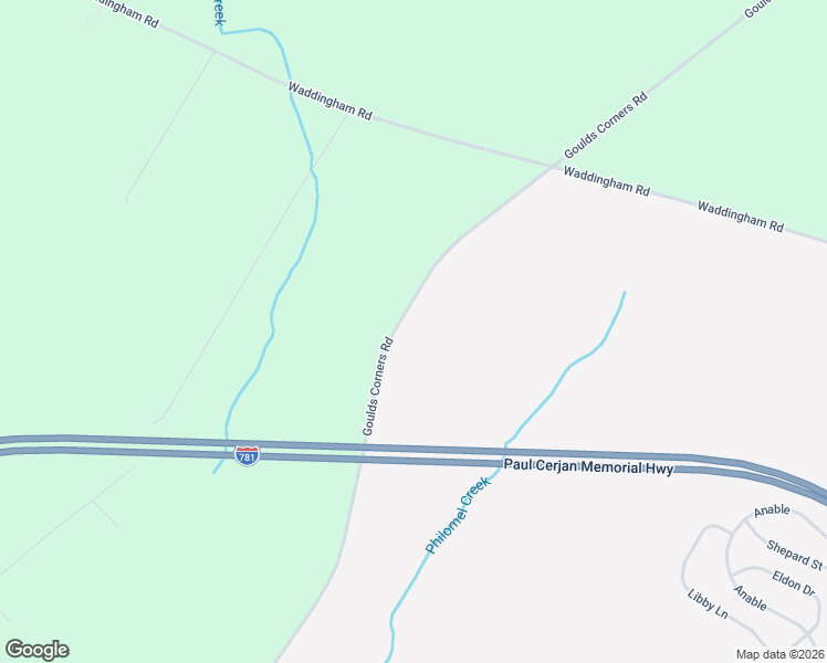 map of restaurants, bars, coffee shops, grocery stores, and more near 27532 Goulds Corners Road in Evans Mills