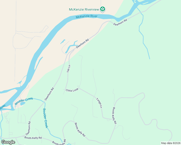 map of restaurants, bars, coffee shops, grocery stores, and more near 88142 Keola Lane in Springfield