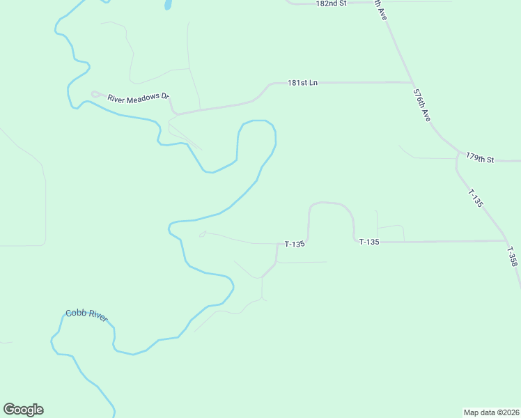 map of restaurants, bars, coffee shops, grocery stores, and more near 57400 178th Lane in Good Thunder