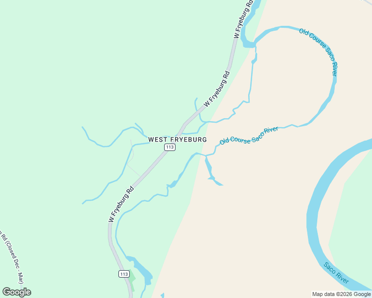 map of restaurants, bars, coffee shops, grocery stores, and more near 487 West Fryeburg Road in Fryeburg