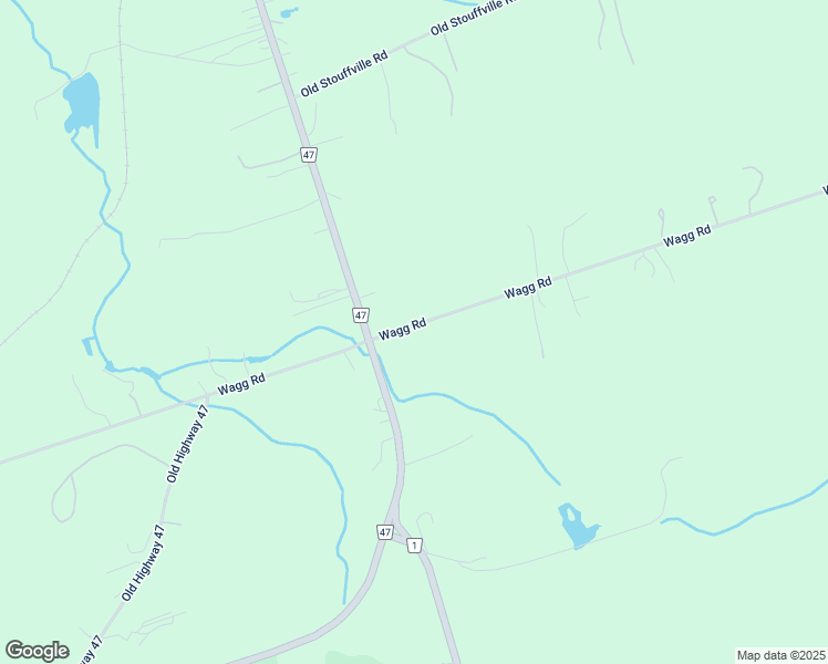 map of restaurants, bars, coffee shops, grocery stores, and more near 511 Wagg Road in Uxbridge