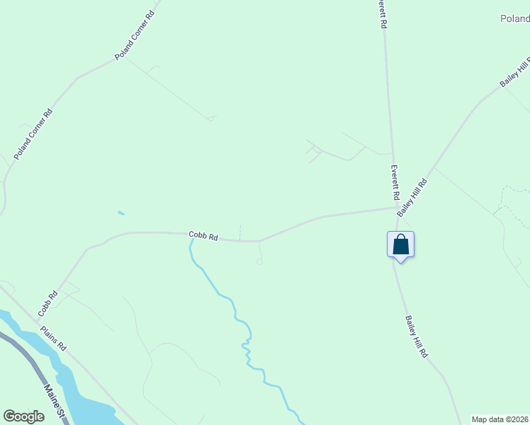 map of restaurants, bars, coffee shops, grocery stores, and more near 158 Cobb Road in Poland