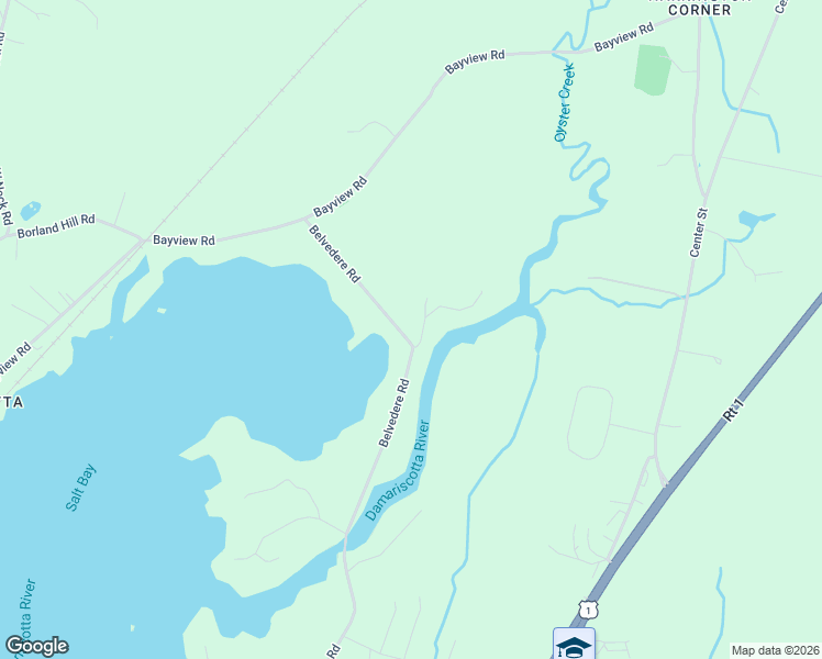 map of restaurants, bars, coffee shops, grocery stores, and more near 67 Belvedere Road in Nobleboro