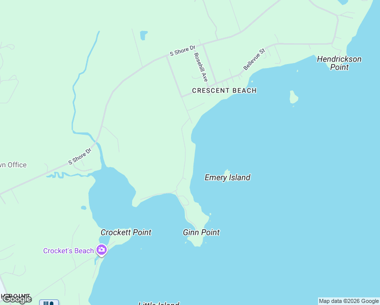 map of restaurants, bars, coffee shops, grocery stores, and more near 68 Ginn Point Road in Owls Head