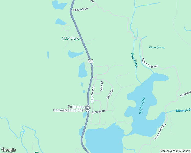 map of restaurants, bars, coffee shops, grocery stores, and more near 89412 Shorecrest Drive in Florence