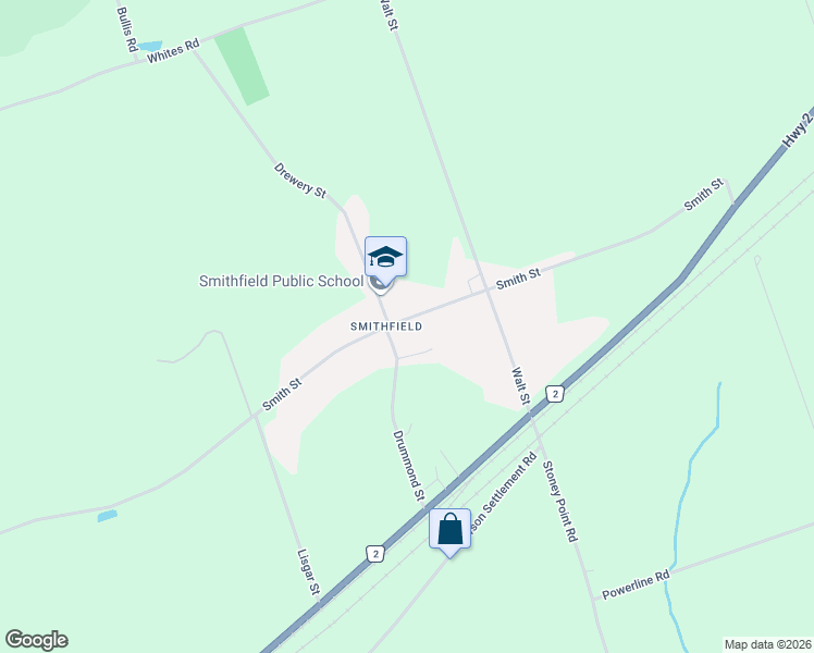 map of restaurants, bars, coffee shops, grocery stores, and more near 889 Smith Street in Brighton