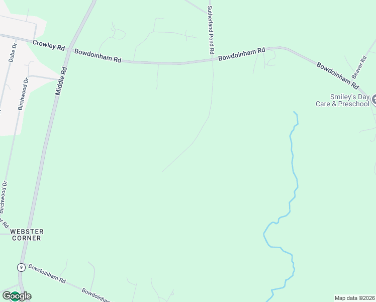 map of restaurants, bars, coffee shops, grocery stores, and more near 52 Ripley Hill Road in Sabattus