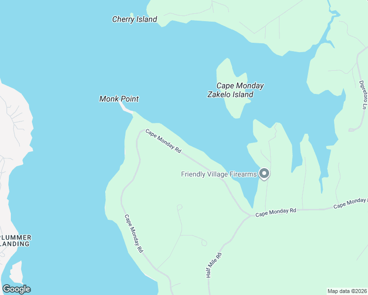 map of restaurants, bars, coffee shops, grocery stores, and more near 277 Cape Monday Road in Harrison