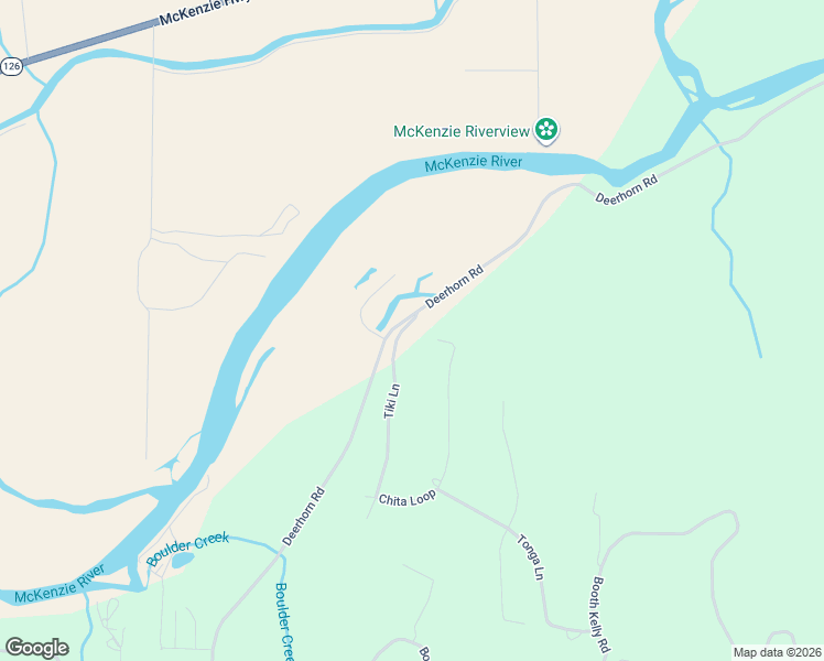 map of restaurants, bars, coffee shops, grocery stores, and more near 88249 Tiki Lane in Springfield