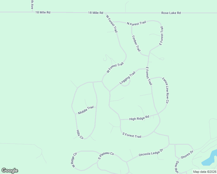 map of restaurants, bars, coffee shops, grocery stores, and more near 231 West Forest Trail in Le Roy