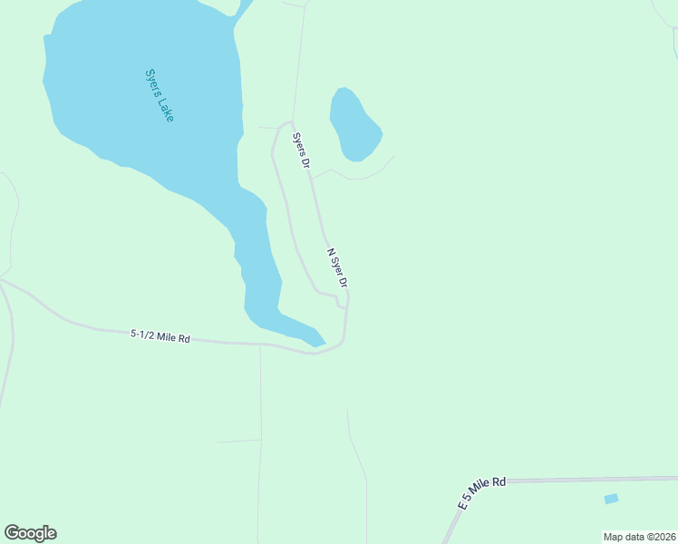 map of restaurants, bars, coffee shops, grocery stores, and more near 5300 North Syer Drive in Luther