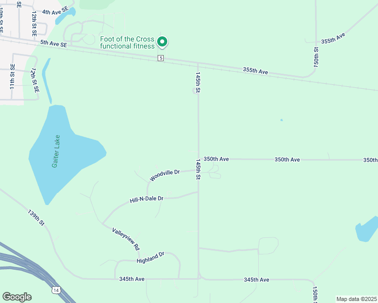 map of restaurants, bars, coffee shops, grocery stores, and more near 35031 145th Street in Waseca