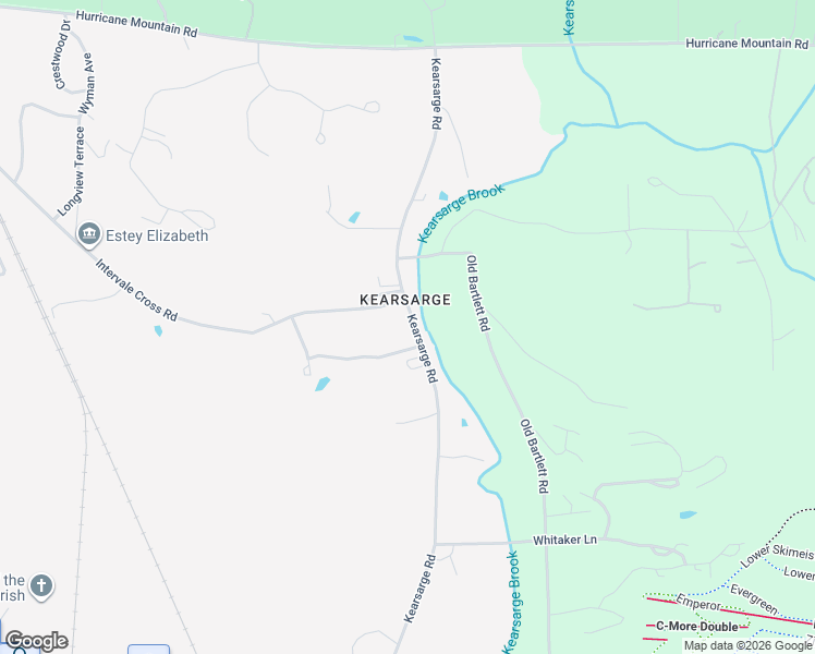 map of restaurants, bars, coffee shops, grocery stores, and more near 720 Kearsarge Road in Conway