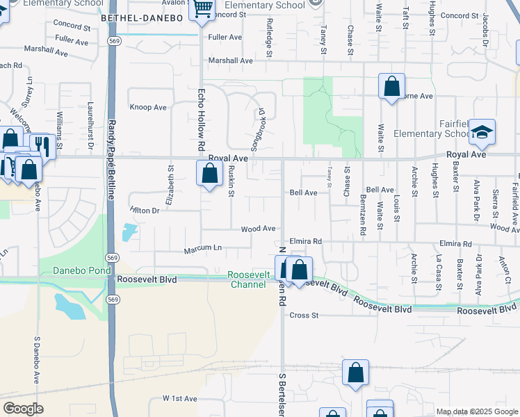 map of restaurants, bars, coffee shops, grocery stores, and more near 578 Rutledge Street in Eugene