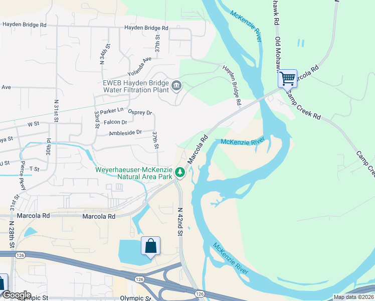 map of restaurants, bars, coffee shops, grocery stores, and more near 3878 Vitus Lane in Springfield