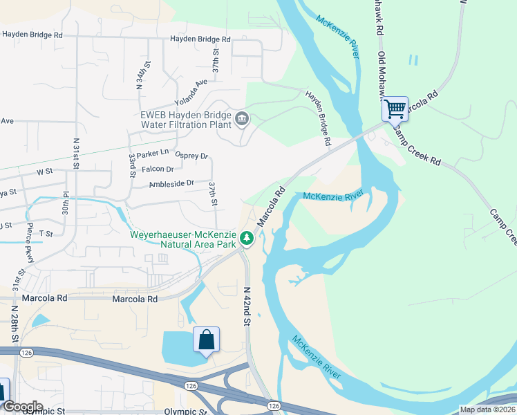 map of restaurants, bars, coffee shops, grocery stores, and more near 3878 Vitus Lane in Springfield