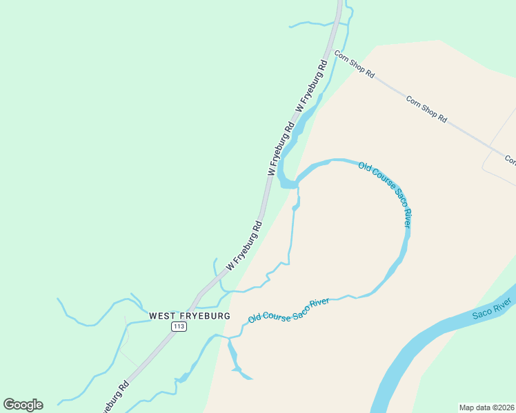 map of restaurants, bars, coffee shops, grocery stores, and more near 551 West Fryeburg Road in Fryeburg