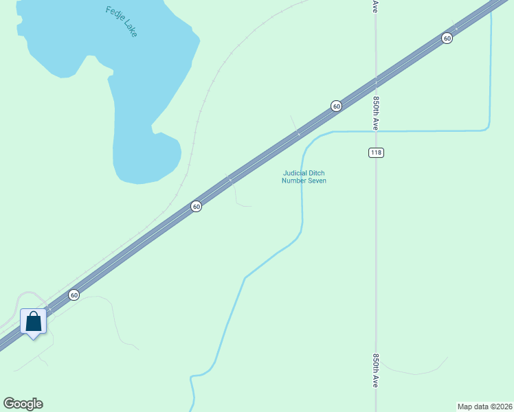 map of restaurants, bars, coffee shops, grocery stores, and more near 84771 Minnesota 60 in Madelia