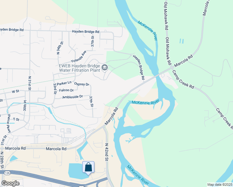 map of restaurants, bars, coffee shops, grocery stores, and more near 3878 Vitus Lane in Springfield