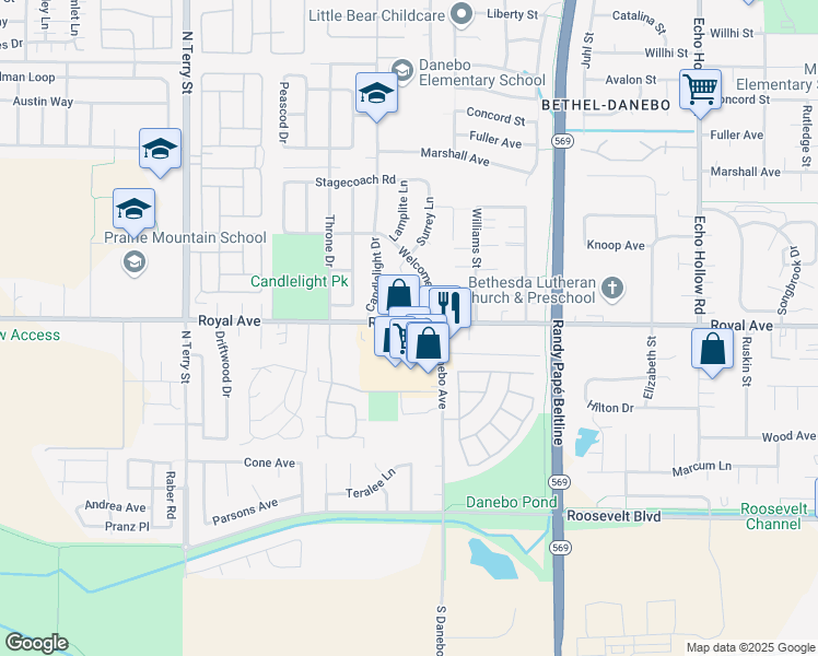 map of restaurants, bars, coffee shops, grocery stores, and more near in Eugene