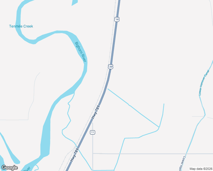 map of restaurants, bars, coffee shops, grocery stores, and more near 734-796 Wyoming 789 in Worland