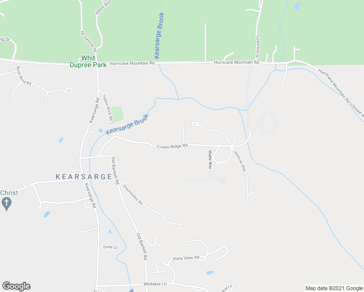 map of restaurants, bars, coffee shops, grocery stores, and more near Crown Ridge Road in Conway