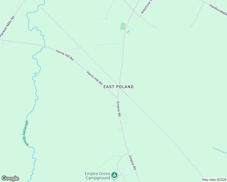 map of restaurants, bars, coffee shops, grocery stores, and more near 9 Harris Hill Road in Poland