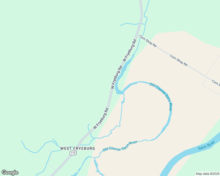 map of restaurants, bars, coffee shops, grocery stores, and more near 585 West Fryeburg Road in Fryeburg