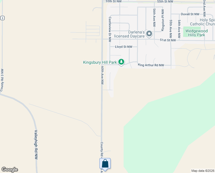 map of restaurants, bars, coffee shops, grocery stores, and more near 4605 Alan Lane Northwest in Rochester