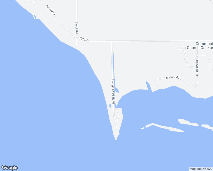 map of restaurants, bars, coffee shops, grocery stores, and more near 4019 Shangri La Point Road in Oshkosh