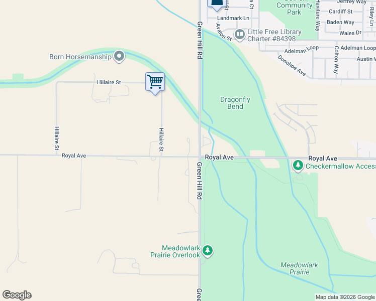 map of restaurants, bars, coffee shops, grocery stores, and more near 28821 Royal Avenue in Eugene
