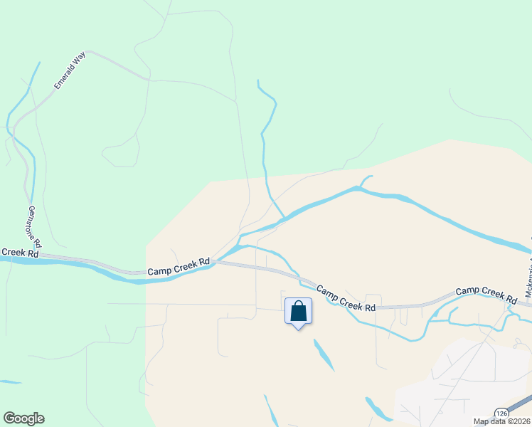 map of restaurants, bars, coffee shops, grocery stores, and more near 88504 East of Eden Drive in Springfield